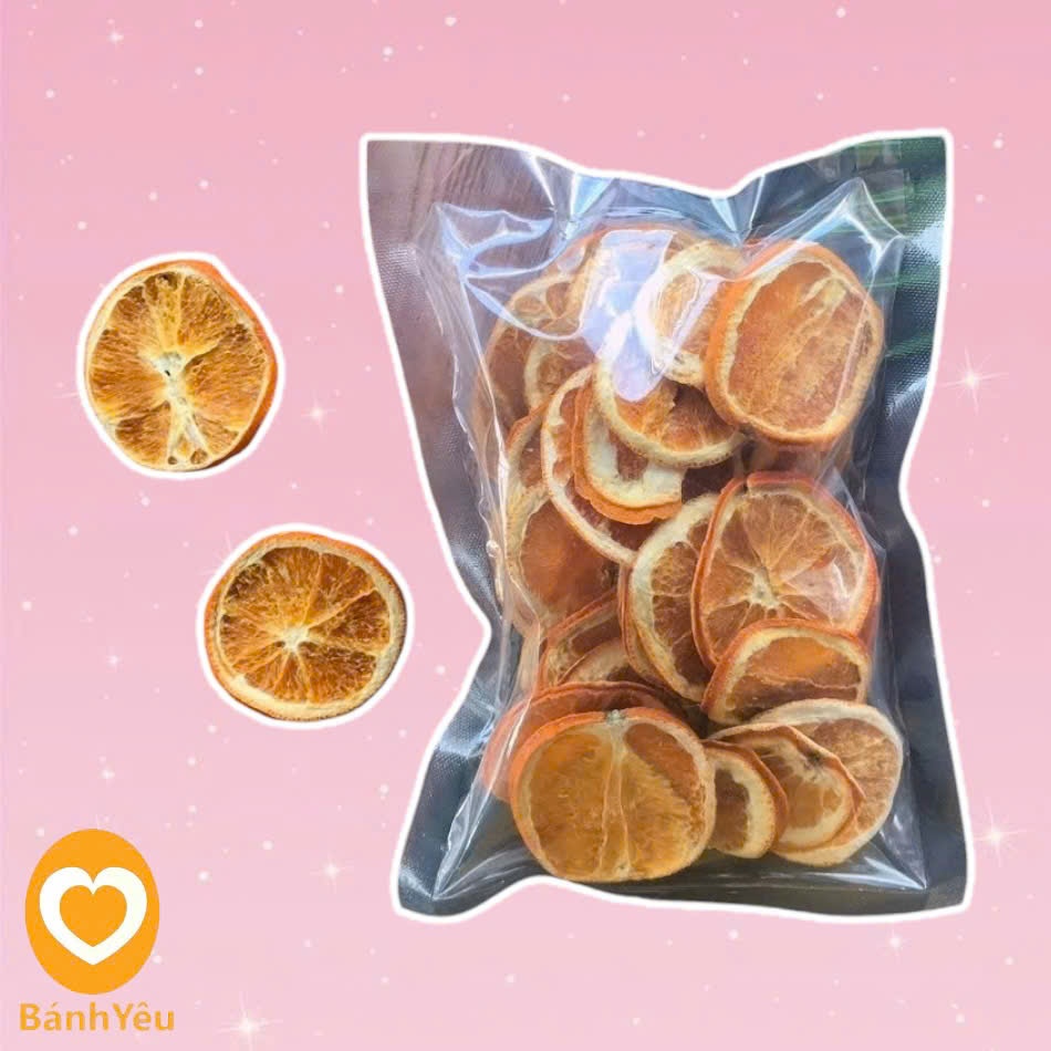 Cam lát Sấy khô 100g trang trí bánh kem/ Decor Giáng Sinh - PL210