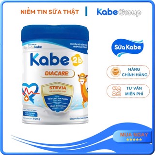 Sữa Bột KABE 2a X3 CANXIPLUS Lon 800gr Bổ Sung Dinh Dưỡng Dành Cho Người Trưởng Thành, Người Già