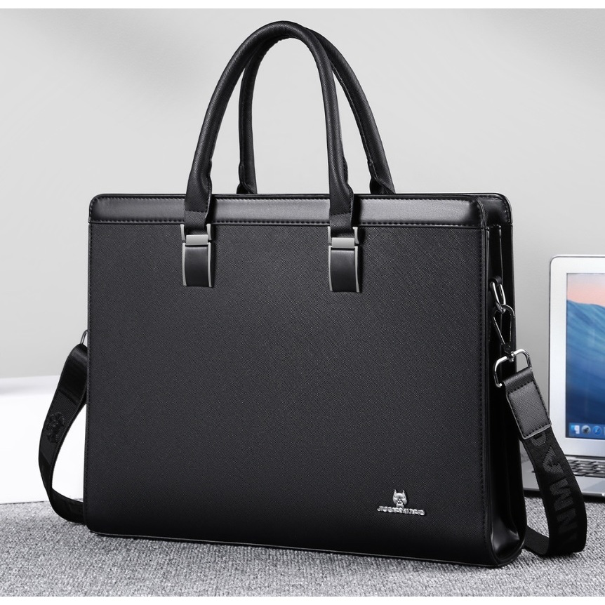 Cặp da nam công sở văn phòng, đựng tài liệu, máy tính laptop 15inch.