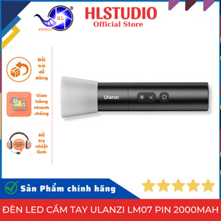 Đèn Led Cầm Tay Ulanzi LM07 Pin 2000mAh – HL Studio – Điều Chỉnh Độ Sáng, CRI > 90, Cổng Type-C