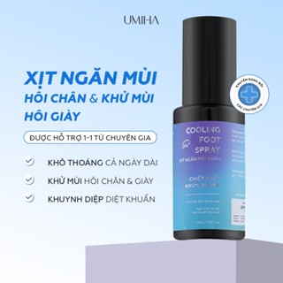 Xịt hôi chân UMIHA (45ml) chiết xuất Khuynh Diệp xịt khử mùi hôi chân và khử mùi giày hiệu quả cả ngày dài