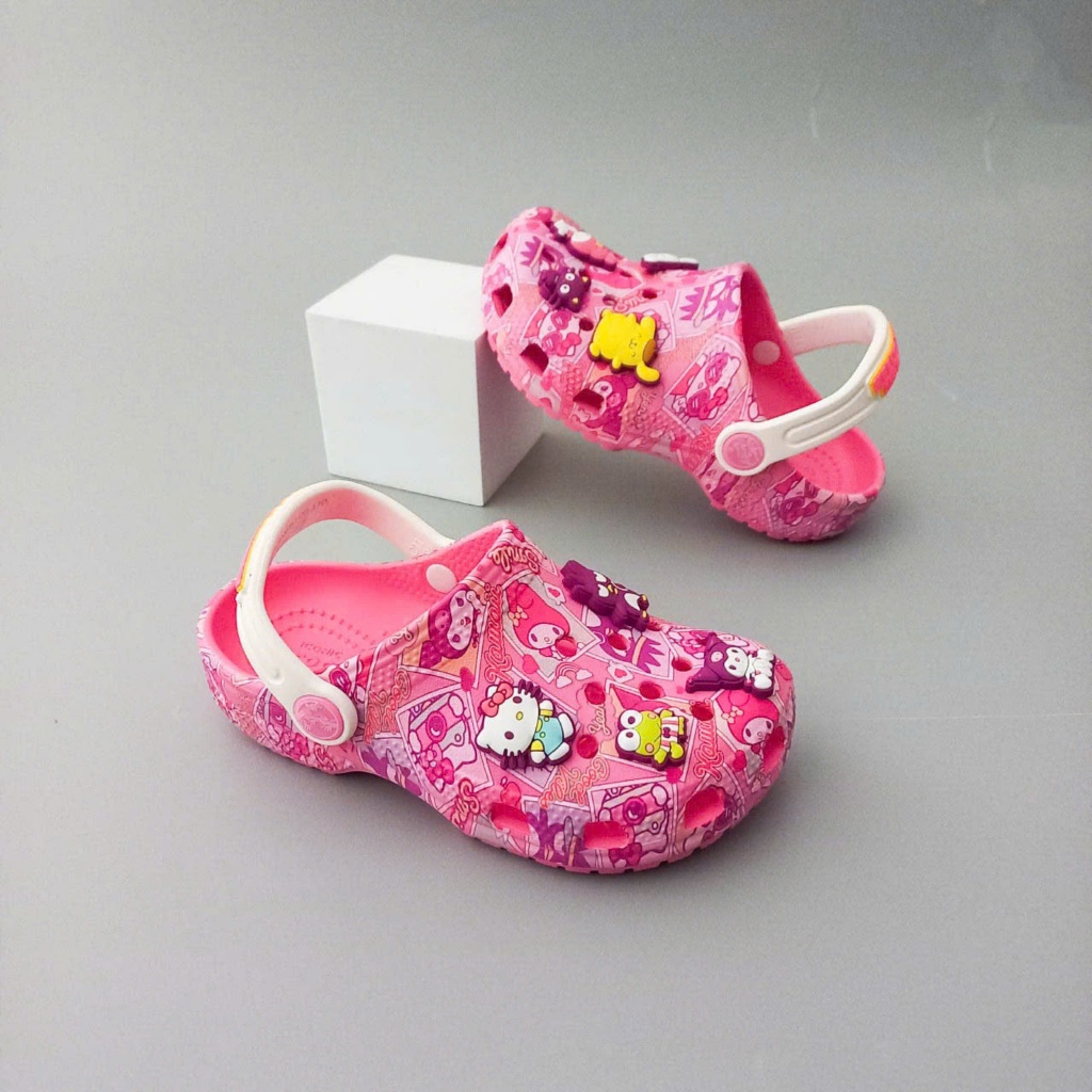 Dép sục hello kitty and friends trẻ em, dép trẻ em đi mưa, sục trẻ em chống trượt - Nhà Cá Sấu Đà Nẵ