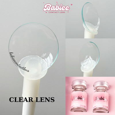 [6 tháng] Lens mắt CLEAR màu trong suốt, lens cận không màu - thương hiệu LUNA EYES & BABIEE