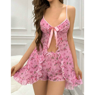 Bộ đồ ngủ,Bộ mặc nhà,jumpsuit in hoa boho