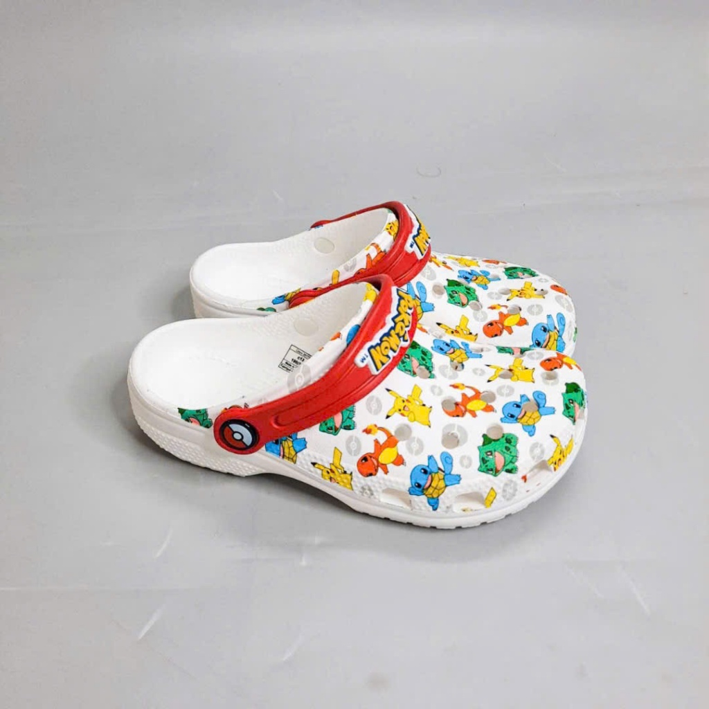 Dép sục classic pokemon trẻ em, dép trẻ em đi mưa, sục trẻ em chống trượt - Nhà Cá Sấu Đà Nẵng