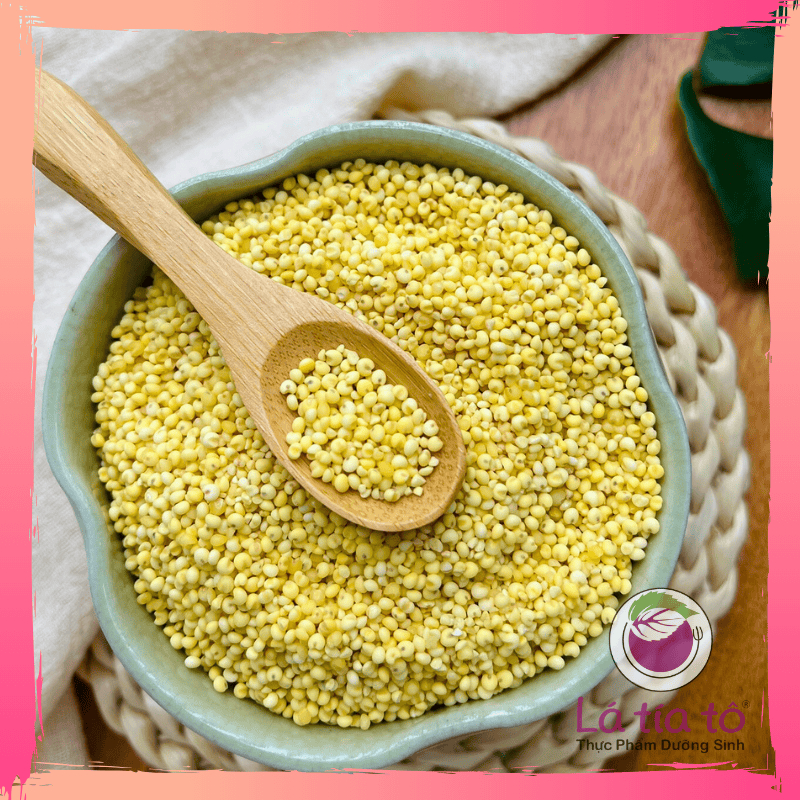 HẠT KÊ VÀNG GIÀU DINH DƯỠNG 200gr/500gr - LÁ TÍA TÔ