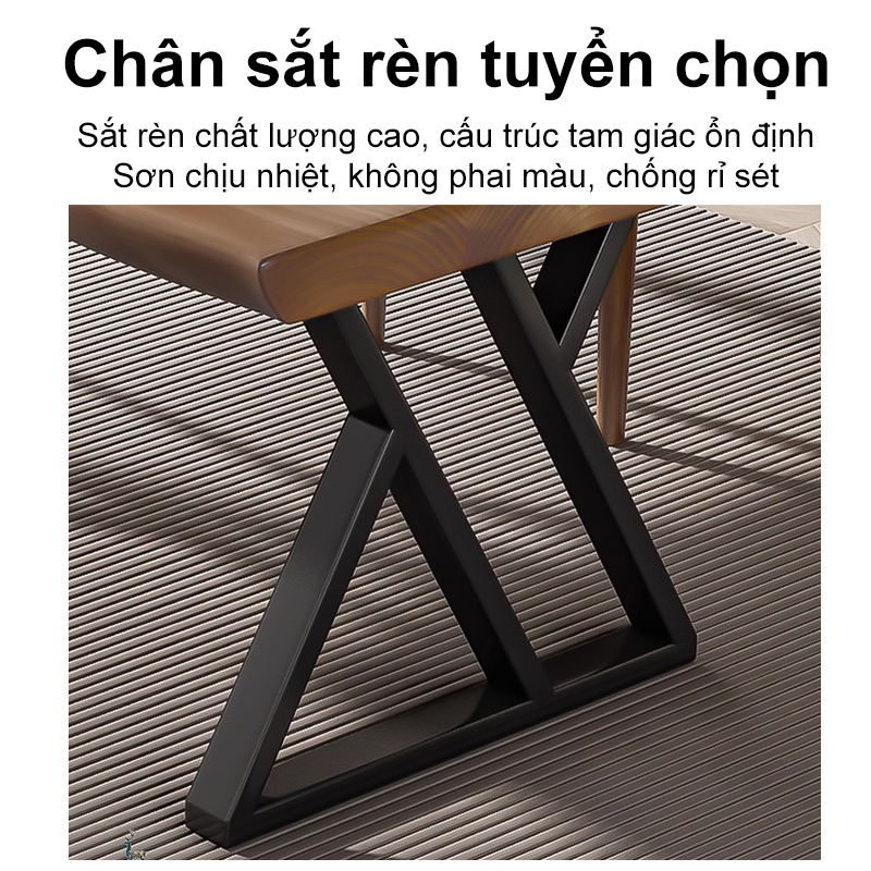 Dài 1m6 Bàn Làm Việc Đa Năng Thiết Kế Hiện Đại Khung Thép Lớn Mặt Gỗ Dày 30mm Khung Sắt Chống Ghỉ | BigBuy360 - bigbuy360.vn