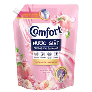  Nước Giặt Dưỡng Vải Đa Năng Comfort Thiên Nhiên Hương Anh Đào và Đào Tươi 3kg 
