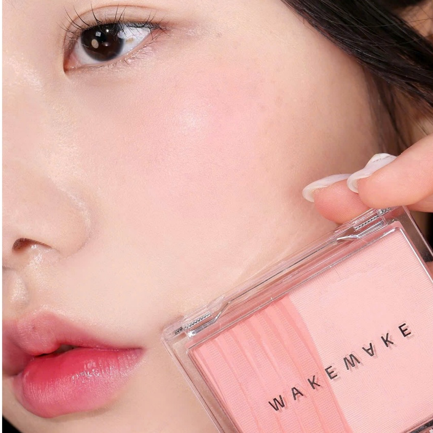 Phấn Má Hồng Wakemake Màu 01 Cheerful Coral 5g
