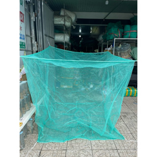 13 size mùng tráng  vèo nuôi cá ếch lỗ lưới 3li-CÓ NẮP ĐẬY(Nhận may mùng theo yêu cầu)
