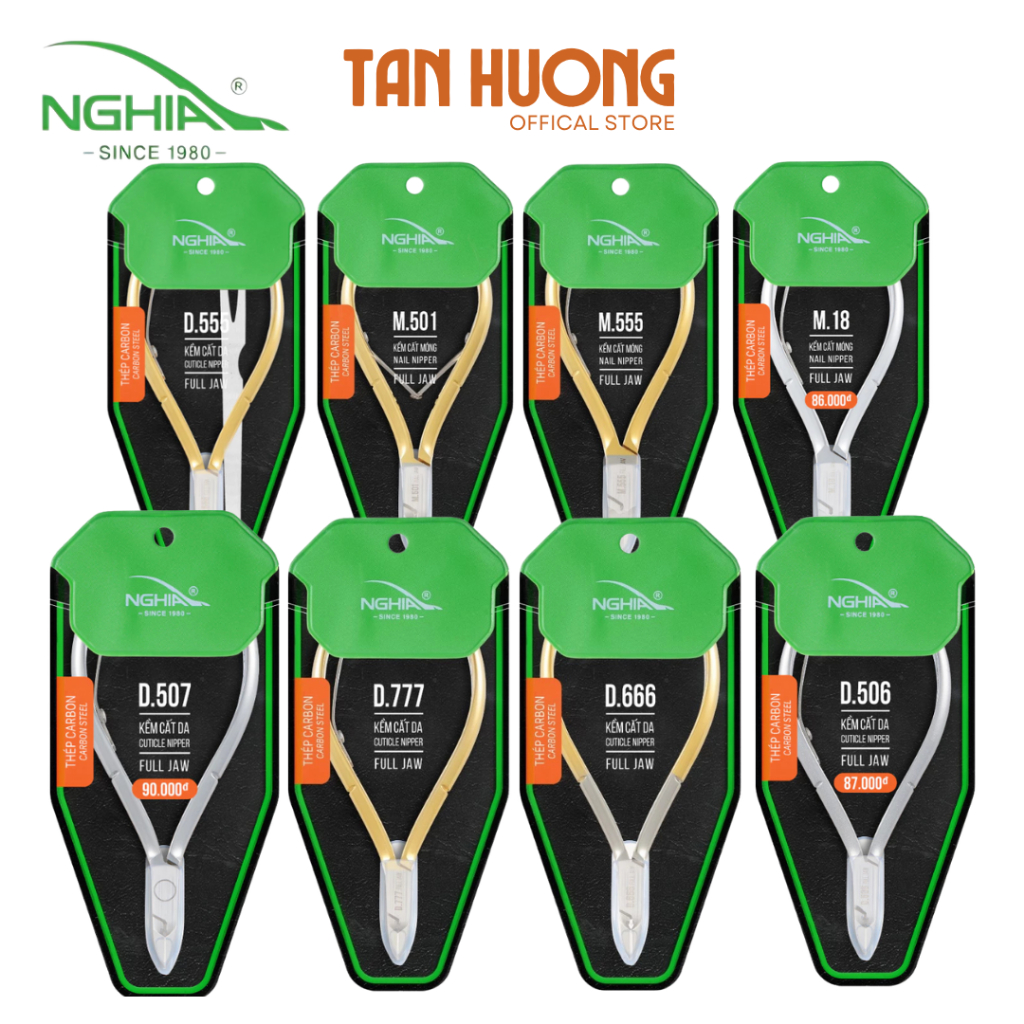 Kềm cắt móng cắt da kềm nghĩa 2 chống thép chuyên dụng D18 M18 D501 M501 D506 D507 D507V D777 D555 M