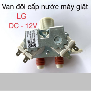 Van đôi cấp nước máy giặt LG DC-12V ( Mới 100%)