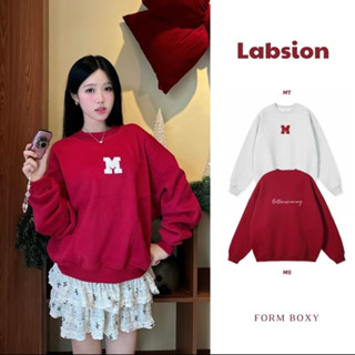 [LABSION GIÁNG SINH] áo nỉ BOXY thêu chữ M chất nỉ lông cáo