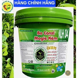  Phân bón bo canxi magie kẽm 1xô 10kg pha 10ngàn lít xanh lá dầy lá chống xoắn lá 