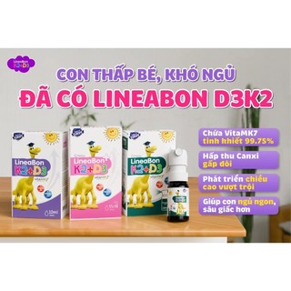  Vitamin K2 D3 Lineabon   imochild D3 K2 MK-7 - Hỗ trợ bé phát triển chiều cao và trí não FTL 