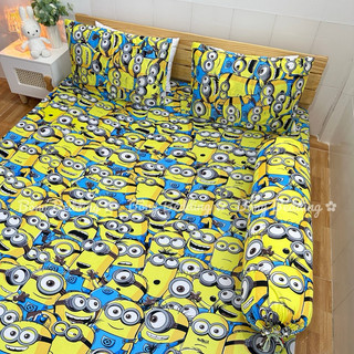 Bộ Ga Gối Thun Hàn Quốc Minions