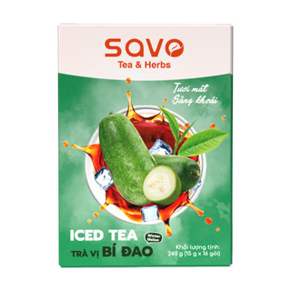 Trà Bí Đao Hoà Tan SAVO (Hộp 16 gói x 15g)