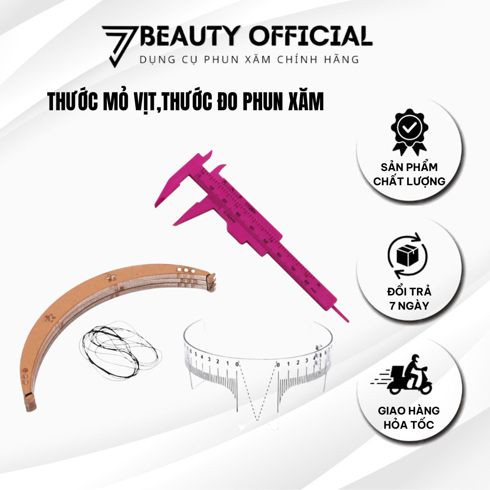 Thước Mỏ Vịt,Thước Đo Phun Xăm,dụng cụ phun xăm