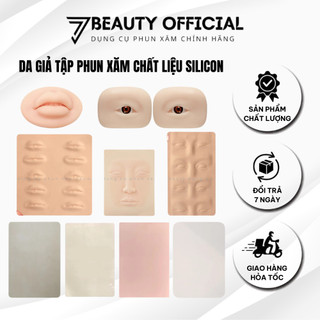 Da Giả Tập Phun Xăm Chất Liệu Silicon,Tập Phun Môi Mày Mí