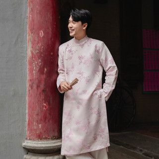  Áo dài Gấm Tết 2025 có cầu vai ép keo đứng form  KHÔNG KÈM QUẦN  