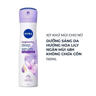 Xịt Khử Mùi Cho Nữ Nivea Deodorant 150ml