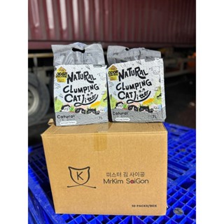 Cát đậu nành (Hỗn Hợp) cho mèo 6L khử mùi, vón cục, Cát hữu cơ cho mèo xả được trong nước/bồn cầu