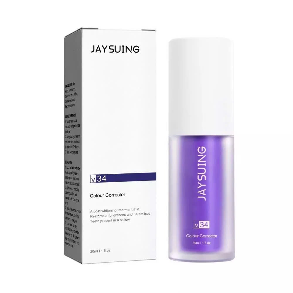 Serum trắng răng JAYSUING, tinh chất trắng răng hỗ trợ cải thiện vết ố vàng trắng răng hệu quả 30ml