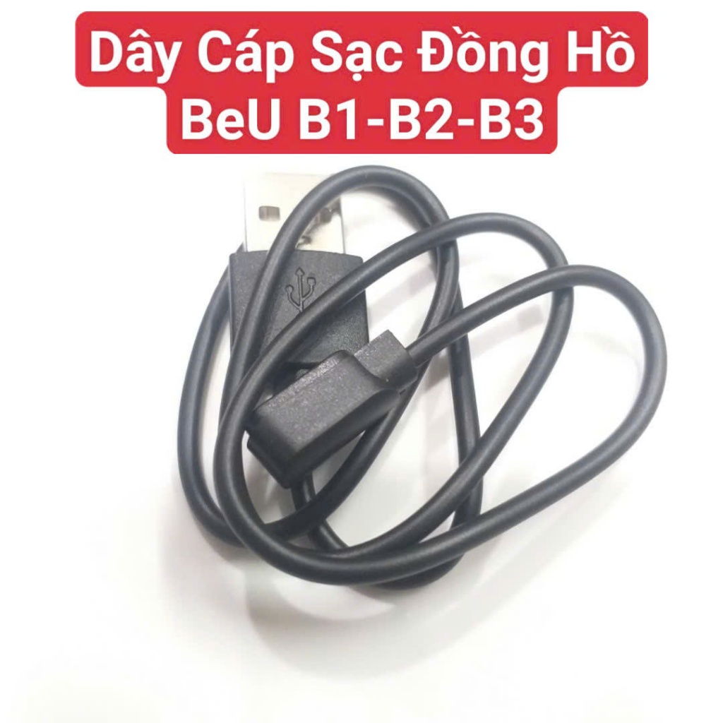 Dây Cáp Sạc Đồng Hồ Thông Minh BeU B3 beu Nam Châm Từ Tính Chất Lượng Tốt  Ảnh Chụp Thật