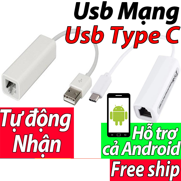 ✅ Usb mạng lan 1000M Usb internet Gigabit Usb Lan Usb to Rj45 Usb C chuyển usb ra cổng mạng Usb lan 