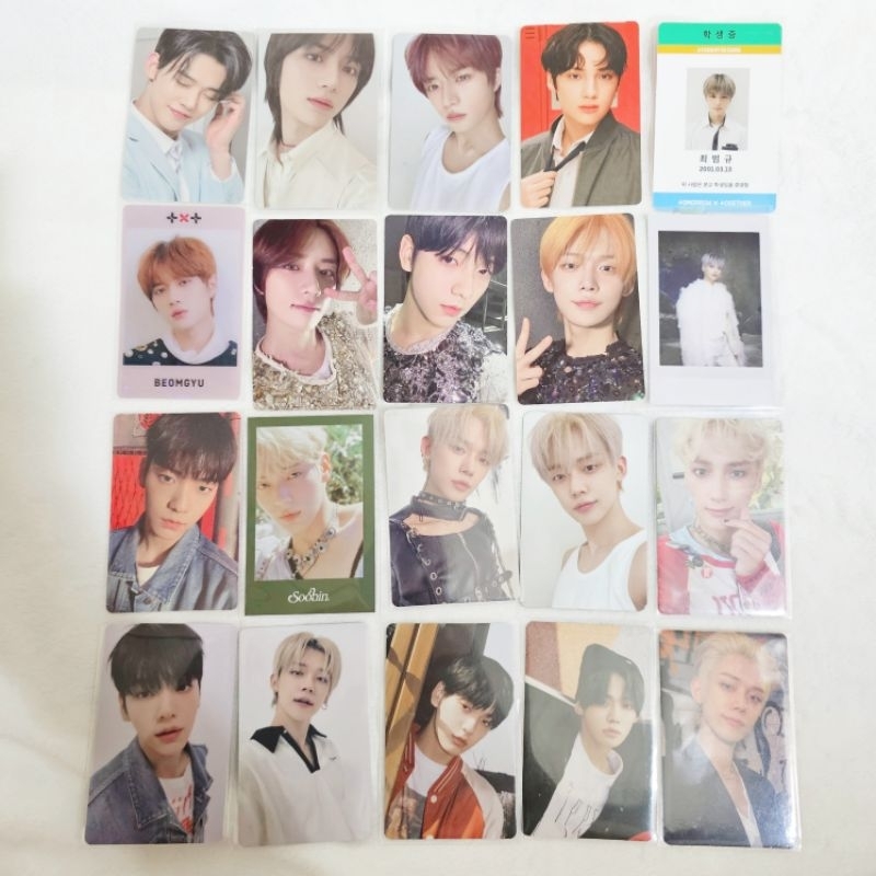 Tổng hợp card bo góc TXT photocard album official, thẻ hình chính hãng Tomorrow x Together