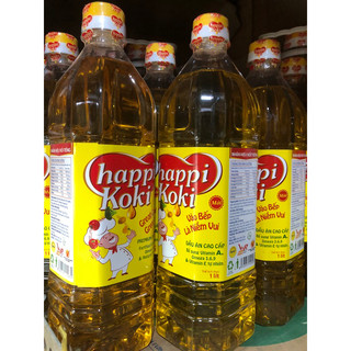 Dầu ăn Happi Koki 1 lít - Hãng An Long