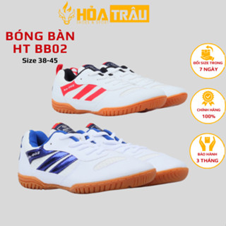 Giày Bóng Bàn, giày Cầu Lông, giày Bóng Chuyền, giày Thể dục BB02 Hoả Trâu, đế cao su, bền chắc chắn