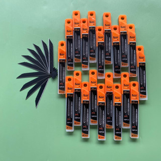 20 Hộp Lưỡi dao rọc giấy 30 độ Kapusi màu đen, lưỡi dao cắt film, cắt decal, dao rọc giấy mini