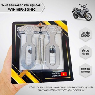 Tăng sên âm Winner / Winner x / sonic  mẫu nắp 3D gắn liền nẹp gắp