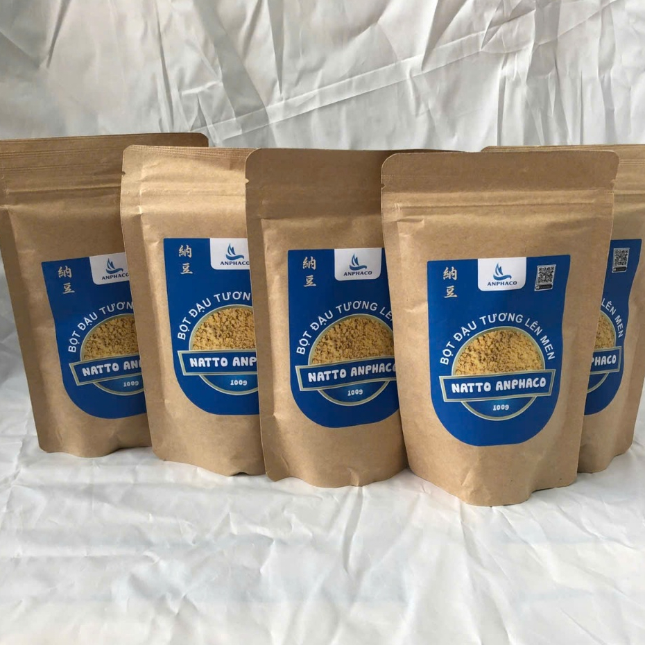 Combo 5 gói natto bột Anphaco, gói 100gr.