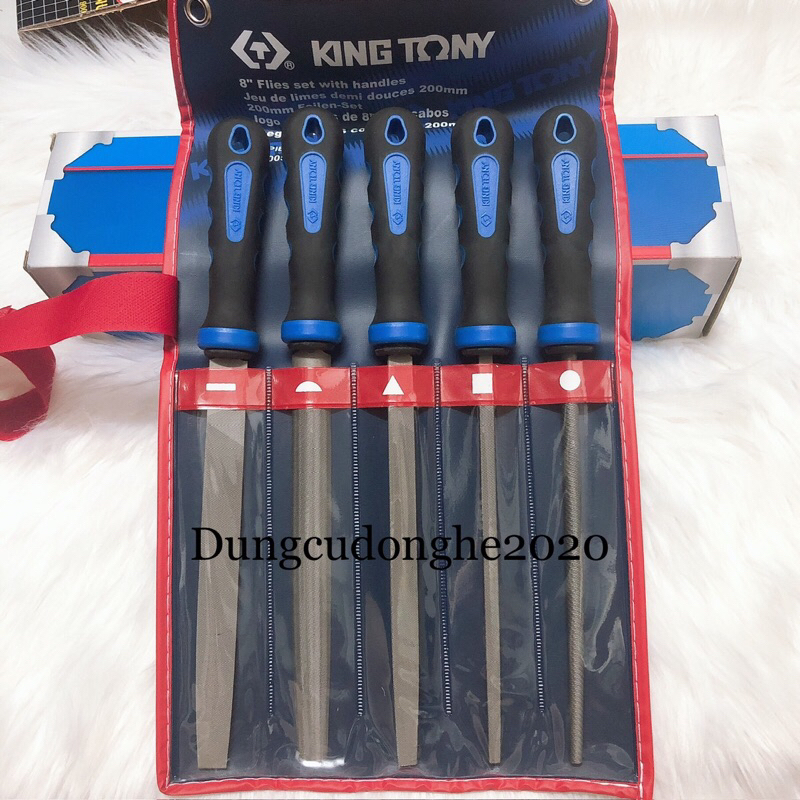 8" Bộ Dũa 5 Cây Kingtony 1005GQ