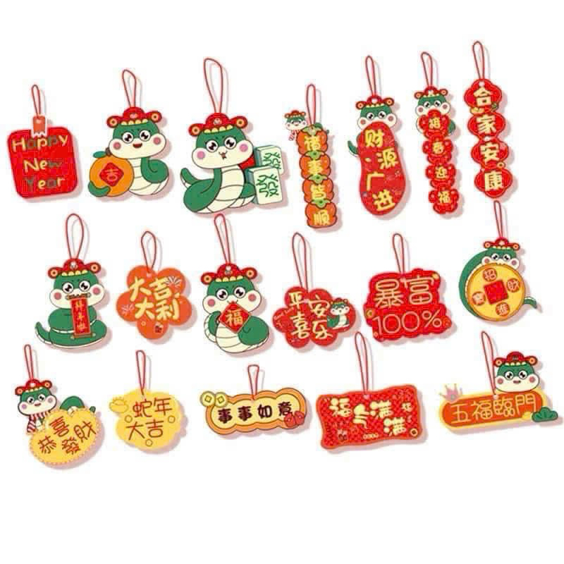 Set 18 dây ất Tỵ trang trí cành đào, mai Tết, trang tri tháp oản