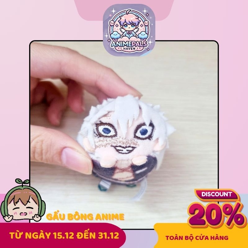 Gấu Bông 2hand Anime Kimetsu No Yaiba Genya Sanemi Shinazugawa, Akaza,