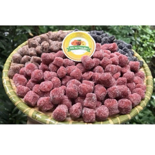 500G MỨT MIX DÂU TÂY DÂU TẰM ME CAY ĐÀ LẠT CHUA NGỌT