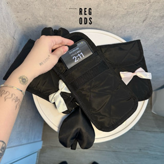 [ FINAL SALE ALL 50% ] Túi phao mini đựng đồ linh tinh Regods gắn nơ  ( có thể đựng vừa điện thoại )