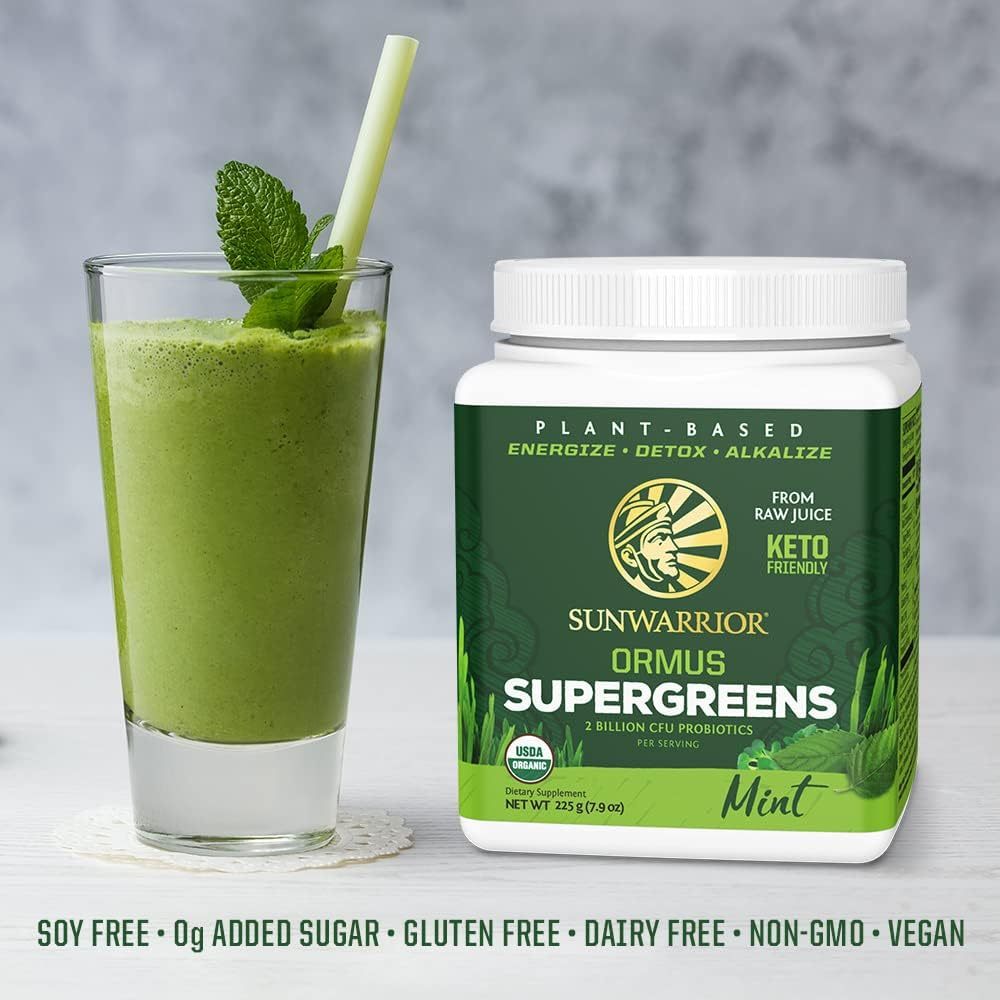 Bột rau xanh hữu cơ Sunwarrior Ormus SuperGreens