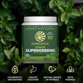 Bột rau xanh hữu cơ Sunwarrior Ormus SuperGreens