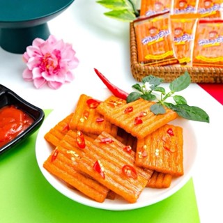  Combo 60 gói Snack Sườn Dê Nướng Hằng Đại Pò Miếng Hằng Đại Mini Đồ Ăn Vặt Cổng Trường Tuổi Thơ Siêu Cay Siêu Hot 