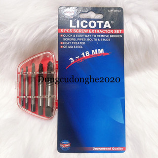 Bộ mở ốc gãy 5 cây licota tap-50002