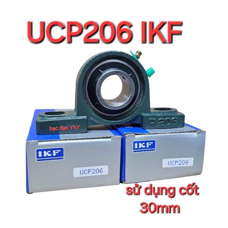 Gối đỡ vòng bi UCP206 IKF ( cốt 30mm)