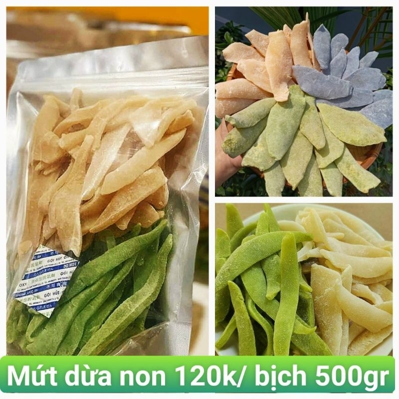 MỨT DỪA NON DẺO 500GR