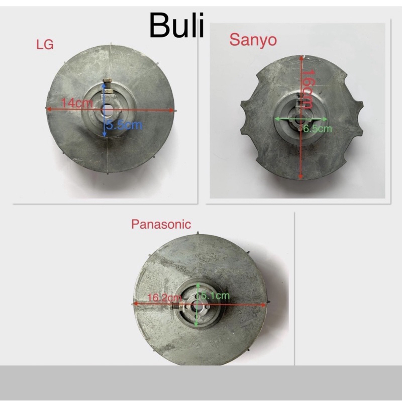Buli máy giặt ( hãng tháo máy )