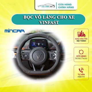 Bọc vô lăng d-cut size 36 cho xe vinfast vf6, vfe34, vf5, vf7, vf9