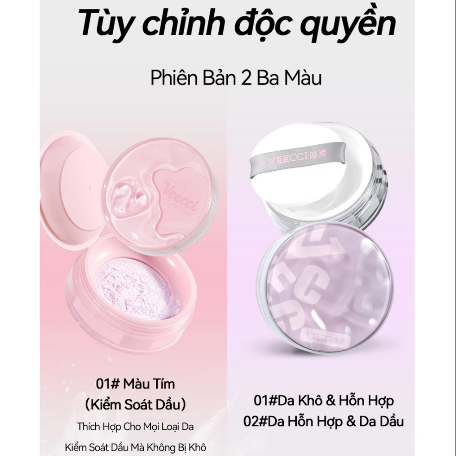 Ảnh 3 của Phấn phủ lì FOCALLURE dạng bột kiểm soát dầu lâu trôi 15g FA-154