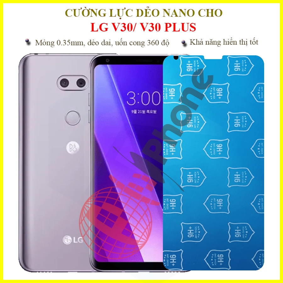 Dán cường lực nano dẻo trong hoặc nhám cho LG V30/ LG V30 Plus
